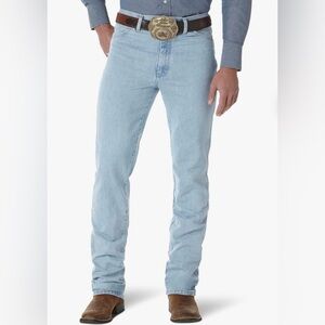 Wrangler Light Blue 30 x 32 Slim Fit Wrangler Jeans